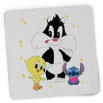 PC, gaming si accesorii - Periferice PC - Mousepad - Mousepad Tweety Sylvester Scutec CoolTrend, 21x19cm - Infinity.ro