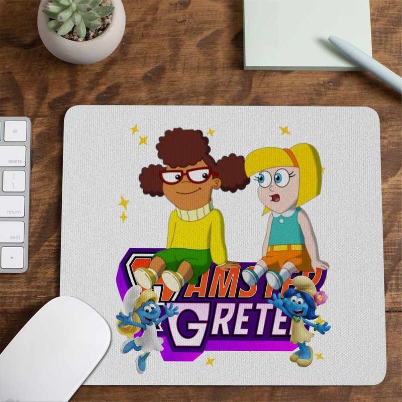 PC, gaming si accesorii - Periferice PC - Mousepad - Mousepad Bailey Hamster Gretel Prietene CoolTrend, 21x19cm - Infinity.ro
