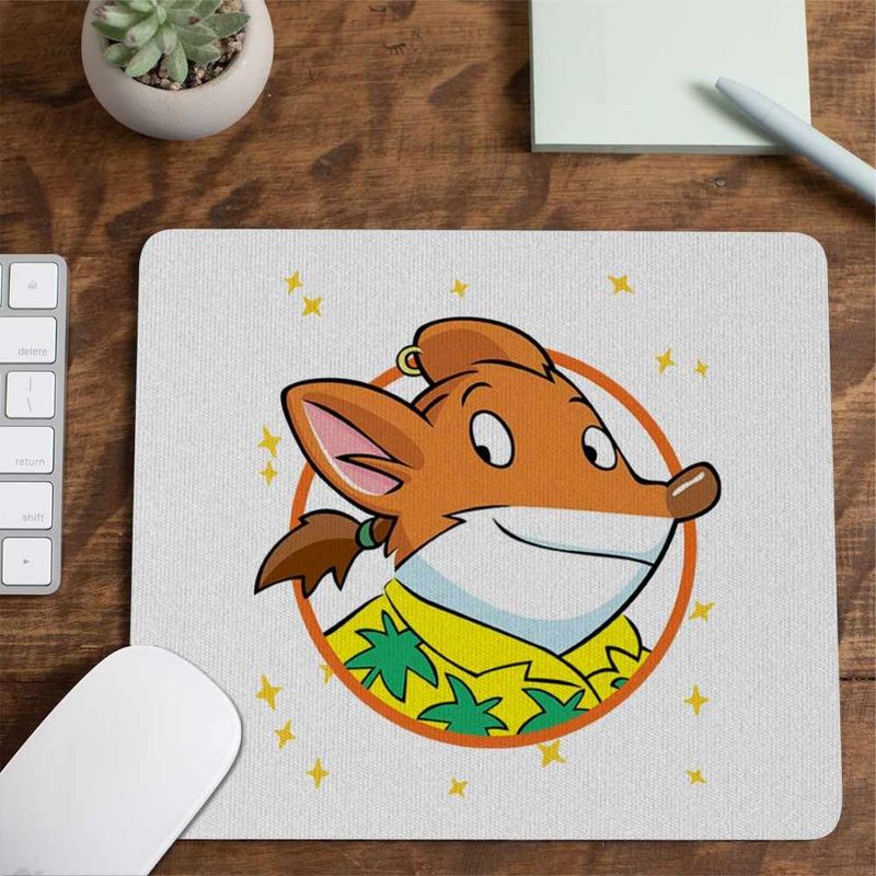 PC, gaming si accesorii - Periferice PC - Mousepad - Mousepad Trap Geronimo Stilton Gazetar CoolTrend, 21x19cm - Infinity.ro