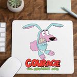 PC, gaming si accesorii - Periferice PC - Mousepad - Mousepad Curaj Cainele cel Fricos Iepure Cartoon Network, CoolTrend, 21x19cm - Infinity.ro