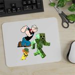 PC, gaming si accesorii - Periferice PC - Mousepad - Mousepad Popeye Marinarul Tom Jerry Creeper Minecraft, CoolTrend, 21x19cm - Infinity.ro