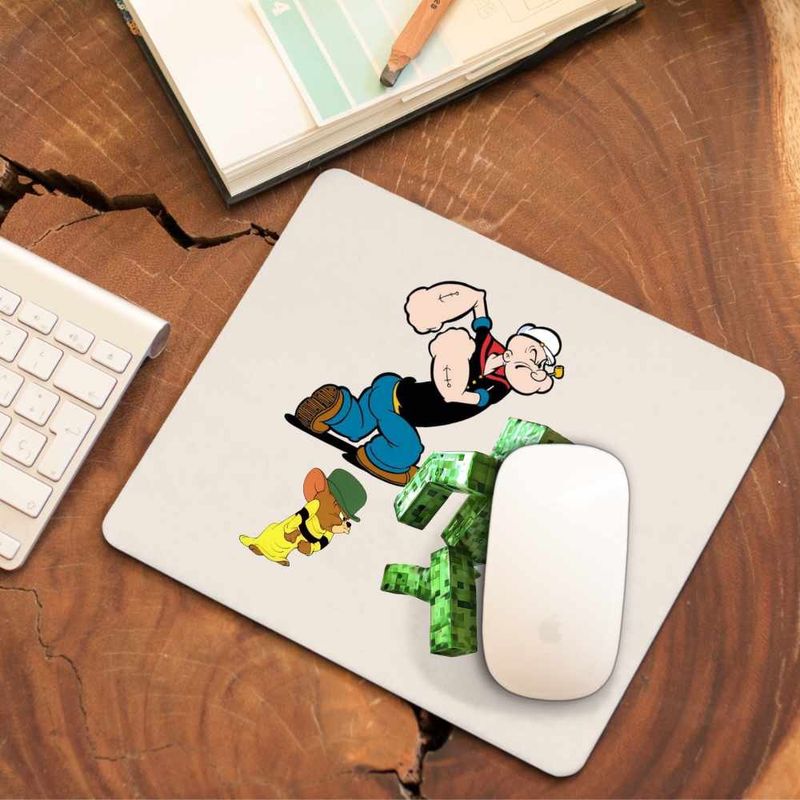 PC, gaming si accesorii - Periferice PC - Mousepad - Mousepad Popeye Marinarul Tom Jerry Creeper Minecraft, CoolTrend, 21x19cm - Infinity.ro