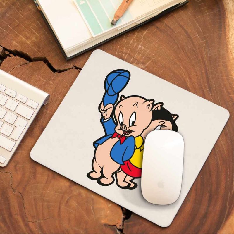 PC, gaming si accesorii - Periferice PC - Mousepad - Mousepad Porky Petunia Looney Tunes, CoolTrend, 21x19cm - Infinity.ro