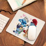 PC, gaming si accesorii - Periferice PC - Mousepad - Mousepad Strumfii Bluey Bingo Papa Strumf Bucatarul CoolTrend, 21x19cm - Infinity.ro