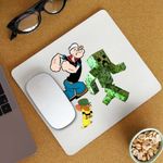 PC, gaming si accesorii - Periferice PC - Mousepad - Mousepad Popeye Marinarul Tom Jerry Creeper Minecraft, CoolTrend, 21x19cm - Infinity.ro