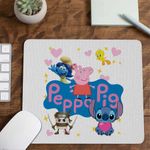 PC, gaming si accesorii - Periferice PC - Mousepad - Mousepad Desene Animate Peppa Pig CoolTrend, 21x19cm - Infinity.ro
