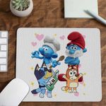 PC, gaming si accesorii - Periferice PC - Mousepad - Mousepad Strumfii Bluey Bingo Papa Strumf Bucatarul CoolTrend, 21x19cm - Infinity.ro