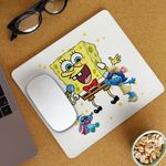 PC, gaming si accesorii - Periferice PC - Mousepad - Mousepad Sponge Bob Canta Microfon Desen Animat SpongeBob CoolTrend, 21x19cm - Infinity.ro