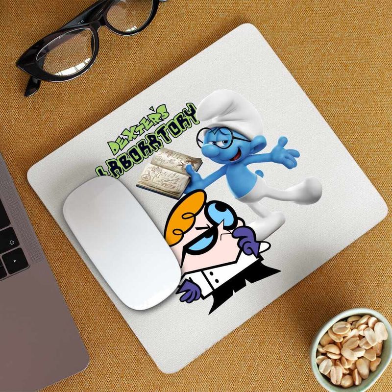 PC, gaming si accesorii - Periferice PC - Mousepad - Mousepad Laborator Dexter Strumful Istet Scoala Carte, CoolTrend, 21x19cm - Infinity.ro