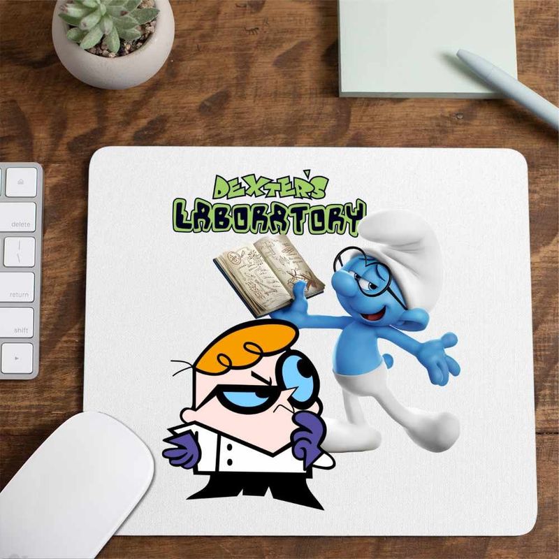 PC, gaming si accesorii - Periferice PC - Mousepad - Mousepad Laborator Dexter Strumful Istet Scoala Carte, CoolTrend, 21x19cm - Infinity.ro
