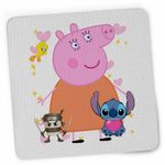 PC, gaming si accesorii - Periferice PC - Mousepad - Mousepad Mama Purcelusa Peppa Pig CoolTrend, 21x19cm - Infinity.ro