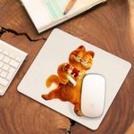 PC, gaming si accesorii - Periferice PC - Mousepad - Mousepad Garfield Rege Coroana Pisicesti, CoolTrend, 21x19cm - Infinity.ro