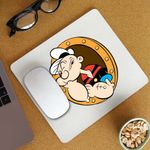 PC, gaming si accesorii - Periferice PC - Mousepad - Mousepad Popeye Marinarul Geam Vapor Comandant, CoolTrend, 21x19cm - Infinity.ro