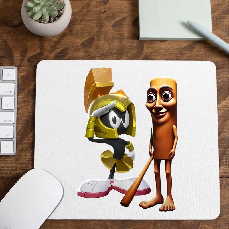 PC, gaming si accesorii - Periferice PC - Mousepad - Mousepad Marvin Martian Tung Sahur Italian Brain rot, CoolTrend, 21x19cm - Infinity.ro