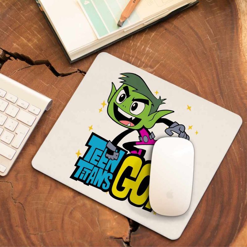 PC, gaming si accesorii - Periferice PC - Mousepad - Mousepad Beast Haideti Tineri Titani CoolTrend, 21x19cm - Infinity.ro