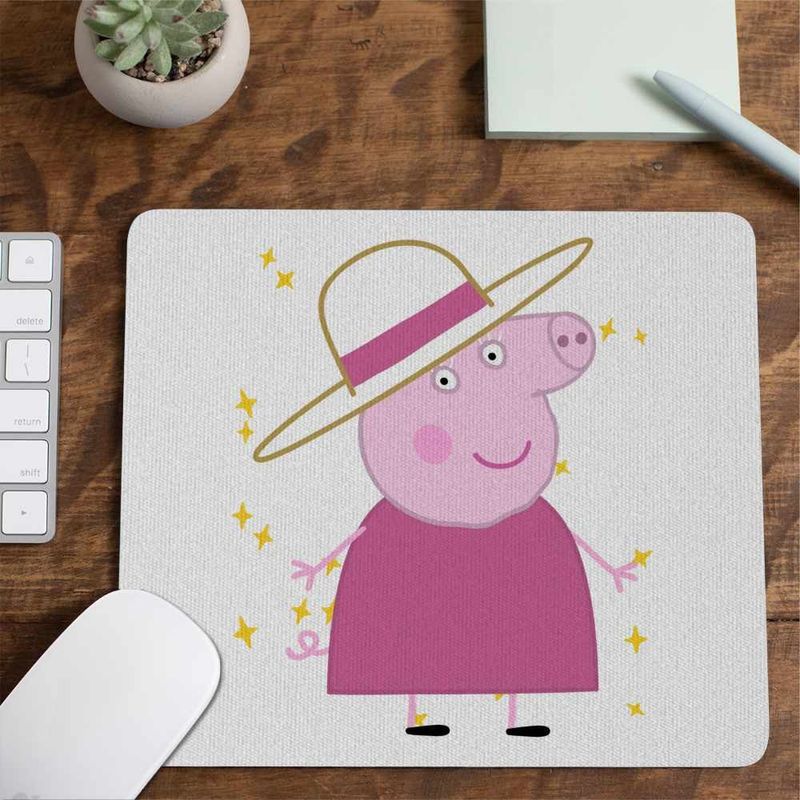 PC, gaming si accesorii - Periferice PC - Mousepad - Mousepad Bunica Purcelusa Peppa Pig CoolTrend, 21x19cm - Infinity.ro