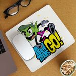 PC, gaming si accesorii - Periferice PC - Mousepad - Mousepad Beast Haideti Tineri Titani CoolTrend, 21x19cm - Infinity.ro
