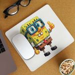 PC, gaming si accesorii - Periferice PC - Mousepad - Mousepad Minecraft SpongeBob Nerd Sponge Bob Pantaloni Patrati CoolTrend, 21x19cm - Infinity.ro