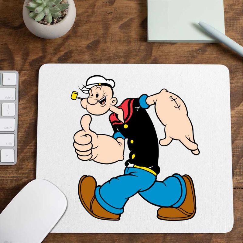 PC, gaming si accesorii - Periferice PC - Mousepad - Mousepad Popeye Marinarul Capitan Vas Vapor, CoolTrend, 21x19cm - Infinity.ro