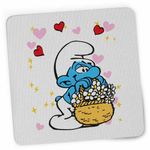 PC, gaming si accesorii - Periferice PC - Mousepad - Mousepad Strumfii Indragostit Dragobete Valentine Day CoolTrend, 21x19cm - Infinity.ro