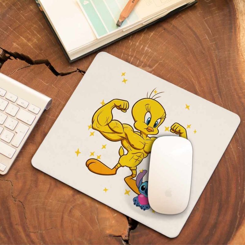 PC, gaming si accesorii - Periferice PC - Mousepad - Mousepad Tweety Culturism Fitness CoolTrend, 21x19cm - Infinity.ro