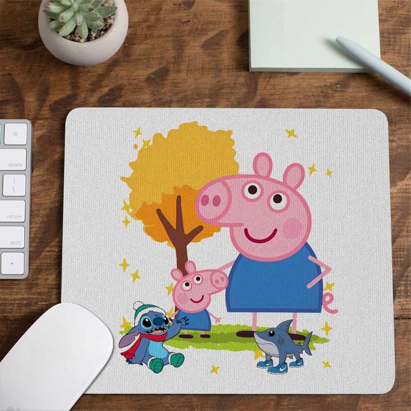 PC, gaming si accesorii - Periferice PC - Mousepad - Mousepad Purcelusa Peppa Pig Parc Pepa CoolTrend, 21x19cm - Infinity.ro