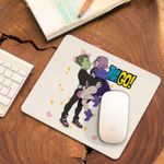 PC, gaming si accesorii - Periferice PC - Mousepad - Mousepad Beast Raven Fanart Teen Titans Go Titani CoolTrend, 21x19cm - Infinity.ro