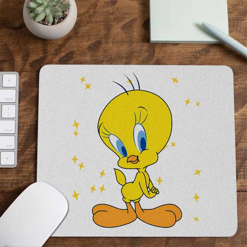 PC, gaming si accesorii - Periferice PC - Mousepad - Mousepad Tweety Looney Tunes CoolTrend, 21x19cm - Infinity.ro