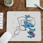 PC, gaming si accesorii - Periferice PC - Mousepad - Mousepad Strumfii Neindemanaticul Impiedicatul CoolTrend, 21x19cm - Infinity.ro
