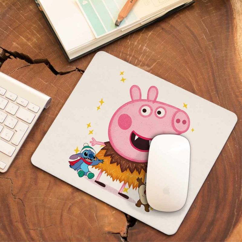 PC, gaming si accesorii - Periferice PC - Mousepad - Mousepad Peppa Pig Vampir CoolTrend, 21x19cm - Infinity.ro