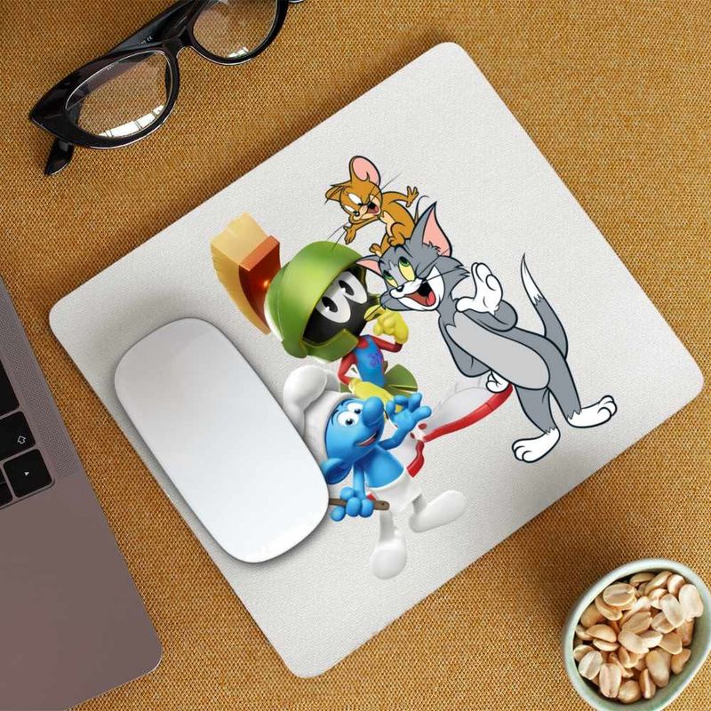 PC, gaming si accesorii - Periferice PC - Mousepad - Mousepad Marvin Strumfii Tom Jerry Martian Bucatar, CoolTrend, 21x19cm - Infinity.ro