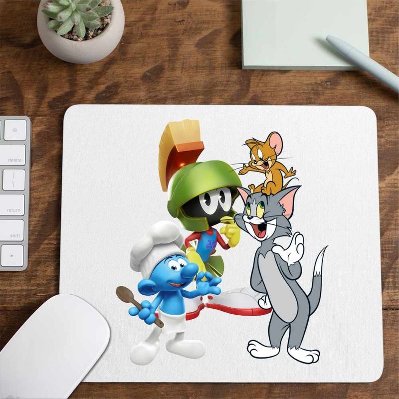 PC, gaming si accesorii - Periferice PC - Mousepad - Mousepad Marvin Strumfii Tom Jerry Martian Bucatar, CoolTrend, 21x19cm - Infinity.ro