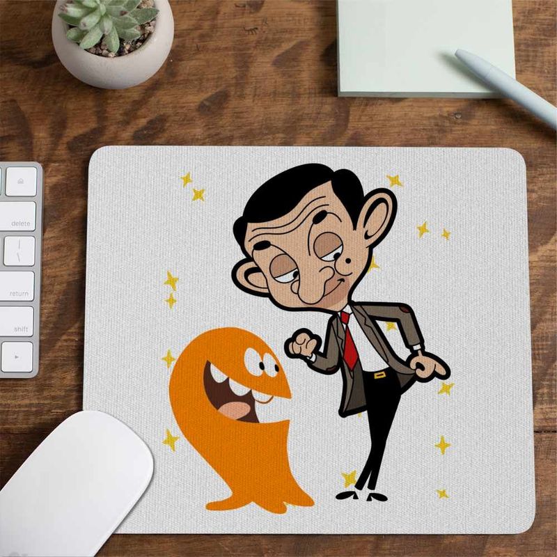 PC, gaming si accesorii - Periferice PC - Mousepad - Mousepad Lamput Mr Bean CoolTrend, 21x19cm - Infinity.ro