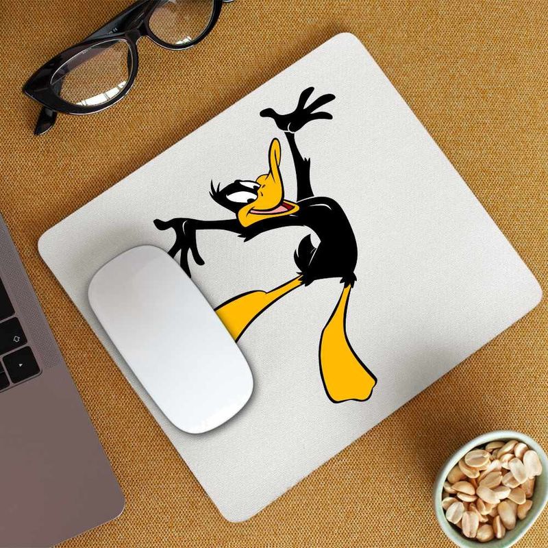 PC, gaming si accesorii - Periferice PC - Mousepad - Mousepad Daffy Duck Ratoi Negru, CoolTrend, 21x19cm - Infinity.ro