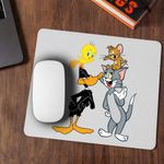 PC, gaming si accesorii - Periferice PC - Mousepad - Mousepad Daffy Duck Tom Jerry Tweety, CoolTrend, 21x19cm - Infinity.ro