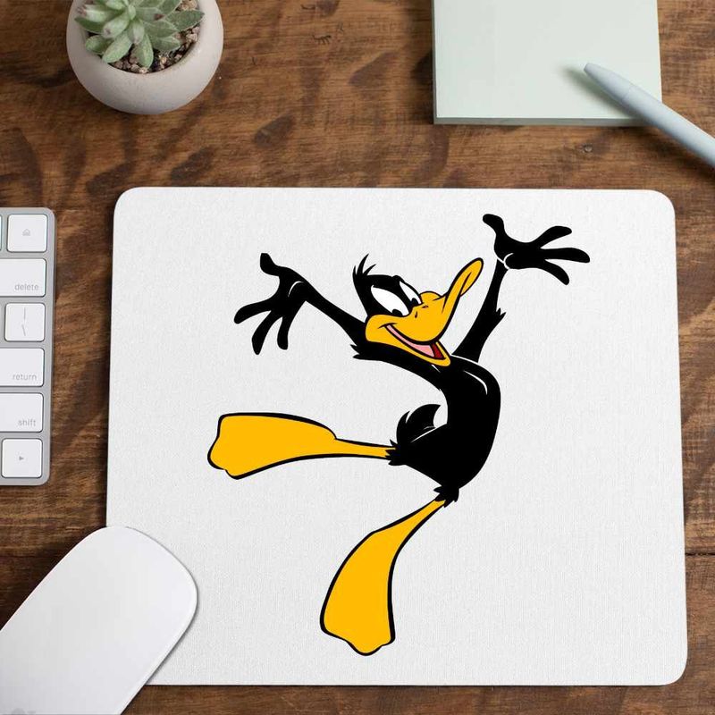 PC, gaming si accesorii - Periferice PC - Mousepad - Mousepad Daffy Duck Ratoi Negru, CoolTrend, 21x19cm - Infinity.ro