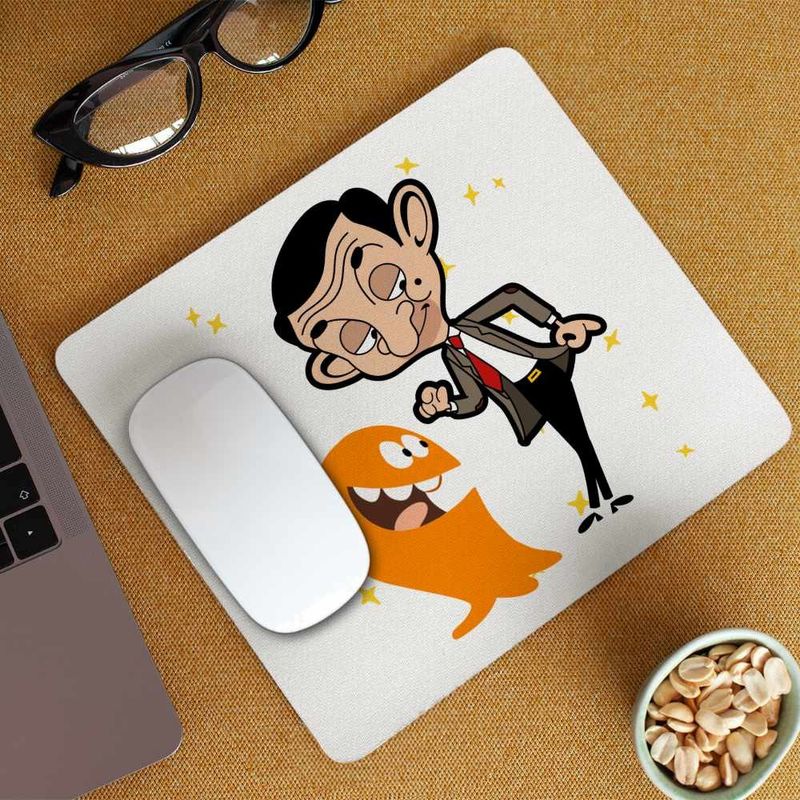 PC, gaming si accesorii - Periferice PC - Mousepad - Mousepad Lamput Mr Bean CoolTrend, 21x19cm - Infinity.ro