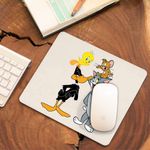 PC, gaming si accesorii - Periferice PC - Mousepad - Mousepad Daffy Duck Tom Jerry Tweety, CoolTrend, 21x19cm - Infinity.ro