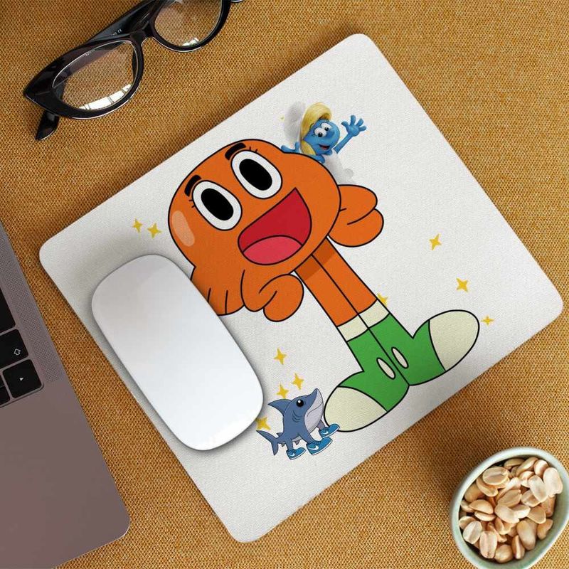 PC, gaming si accesorii - Periferice PC - Mousepad - Mousepad Gumball Darwin Gumbal CoolTrend, 21x19cm - Infinity.ro