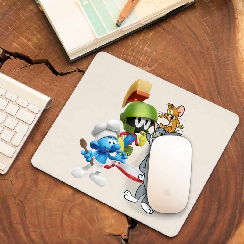 PC, gaming si accesorii - Periferice PC - Mousepad - Mousepad Marvin Strumfii Tom Jerry Martian Bucatar, CoolTrend, 21x19cm - Infinity.ro