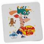 PC, gaming si accesorii - Periferice PC - Mousepad - Mousepad Phineas si Ferb Dublat Perry Alearga CoolTrend, 21x19cm - Infinity.ro