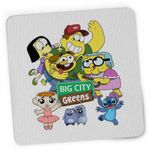 PC, gaming si accesorii - Periferice PC - Mousepad - Mousepad Familia Green la Oras Desene CoolTrend, 21x19cm - Infinity.ro