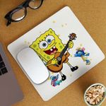 PC, gaming si accesorii - Periferice PC - Mousepad - Mousepad SpongeBob Desene Animate Chitara CoolTrend, 21x19cm - Infinity.ro