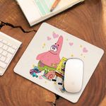 PC, gaming si accesorii - Periferice PC - Mousepad - Mousepad Sponge Bob Patrick Gary Spongebob CoolTrend, 21x19cm - Infinity.ro