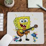 PC, gaming si accesorii - Periferice PC - Mousepad - Mousepad SpongeBob Desene Animate Chitara CoolTrend, 21x19cm - Infinity.ro