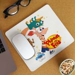 PC, gaming si accesorii - Periferice PC - Mousepad - Mousepad Phineas si Ferb Dublat Perry Alearga CoolTrend, 21x19cm - Infinity.ro