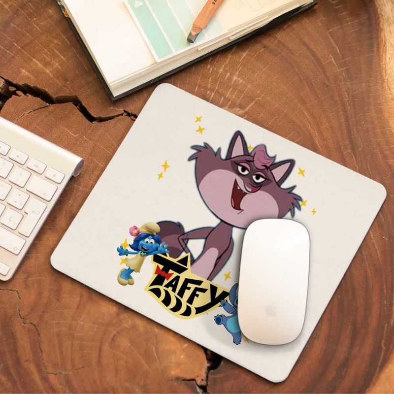 PC, gaming si accesorii - Periferice PC - Mousepad - Mousepad Taffy Mish Desen Animat CoolTrend, 21x19cm - Infinity.ro