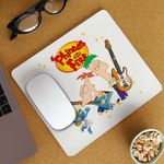 PC, gaming si accesorii - Periferice PC - Mousepad - Mousepad Phineas and Ferb Chitara Trupa CoolTrend, 21x19cm - Infinity.ro