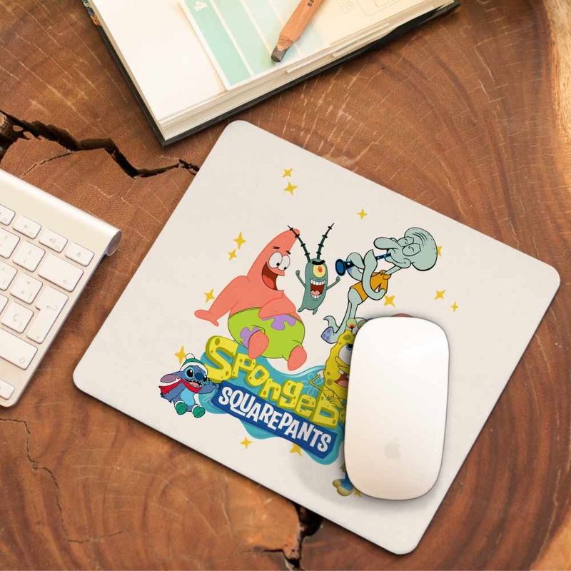 PC, gaming si accesorii - Periferice PC - Mousepad - Mousepad SpongeBob Pantaloni Patrati Sponge Bob Gary CoolTrend, 21x19cm - Infinity.ro