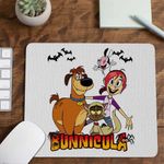 PC, gaming si accesorii - Periferice PC - Mousepad - Mousepad Bunnicula Draculas Vampirul Iepuras All Gang CoolTrend, 21x19cm - Infinity.ro